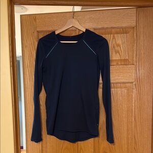 Navy Long Sleeve Athletic Top